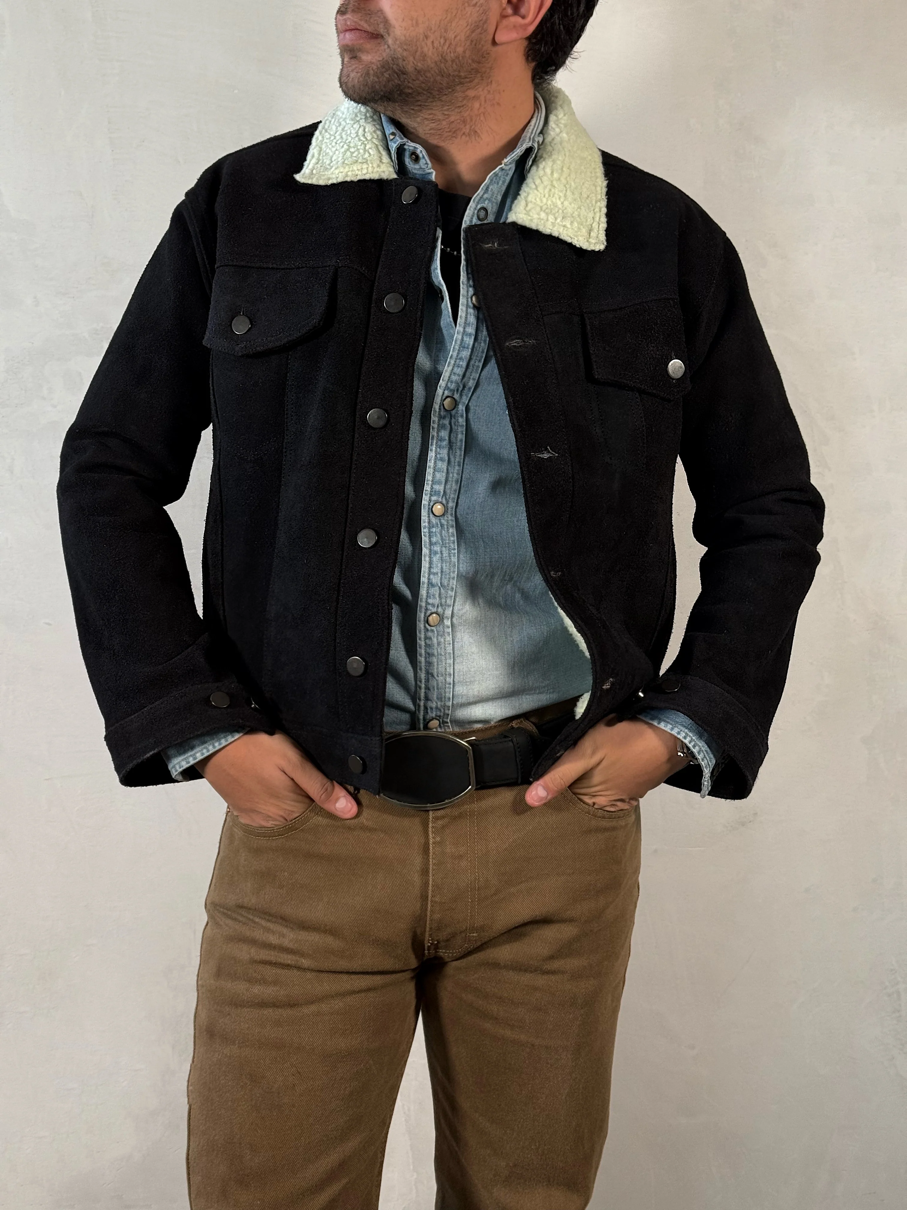 Aviator negro gamuza - Image 7