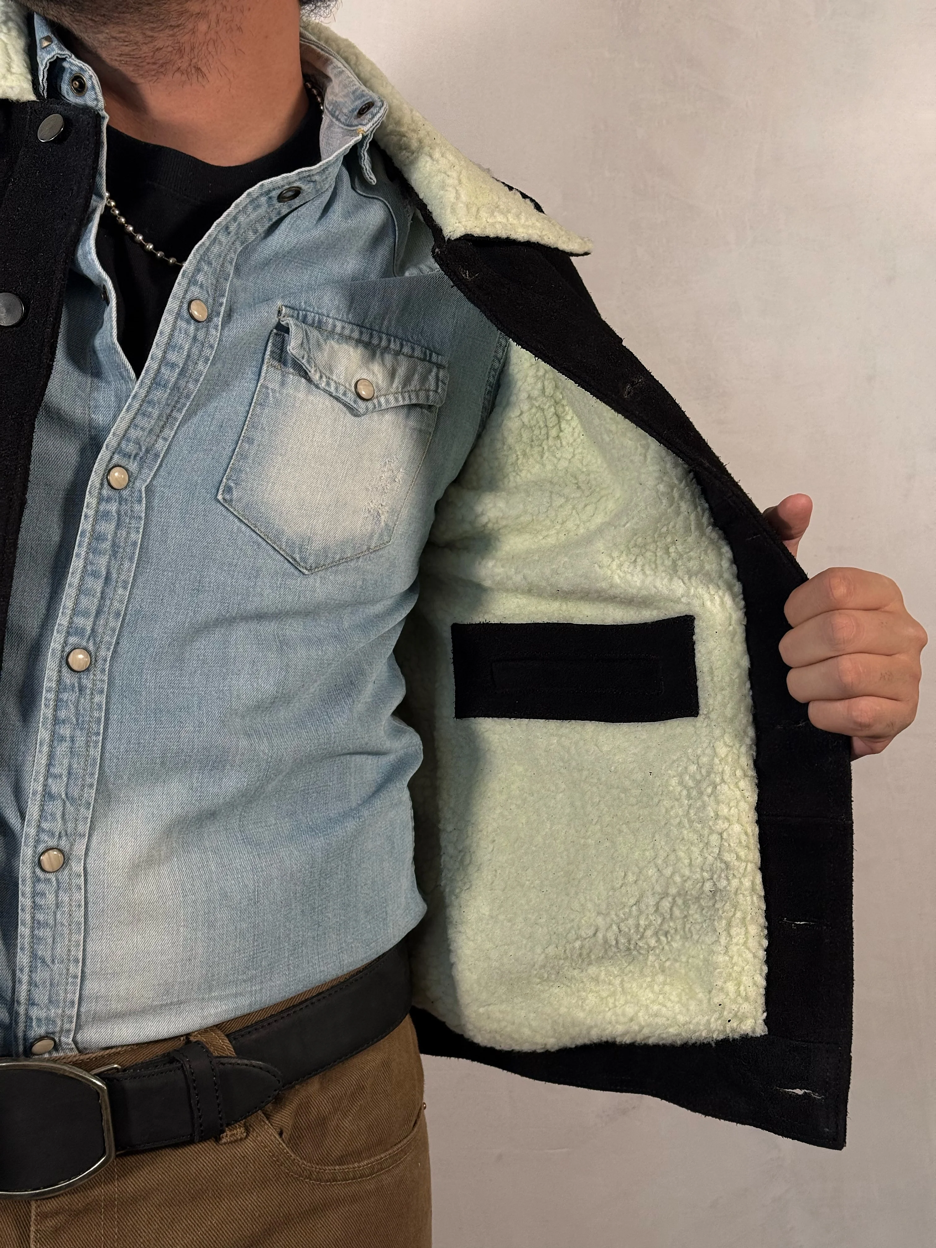 Aviator negro gamuza - Image 8