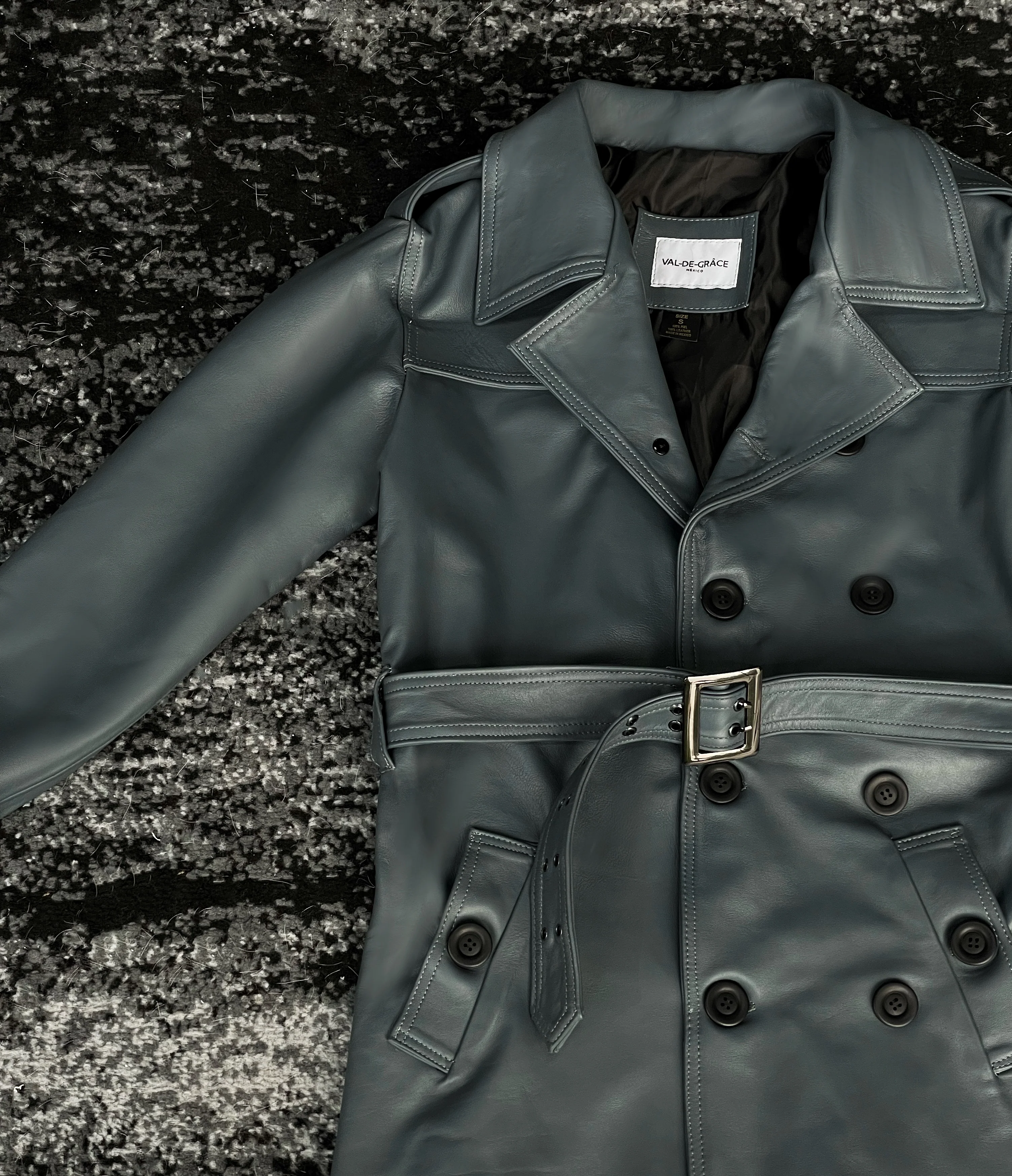 -Biker coat cool gray- - Image 3