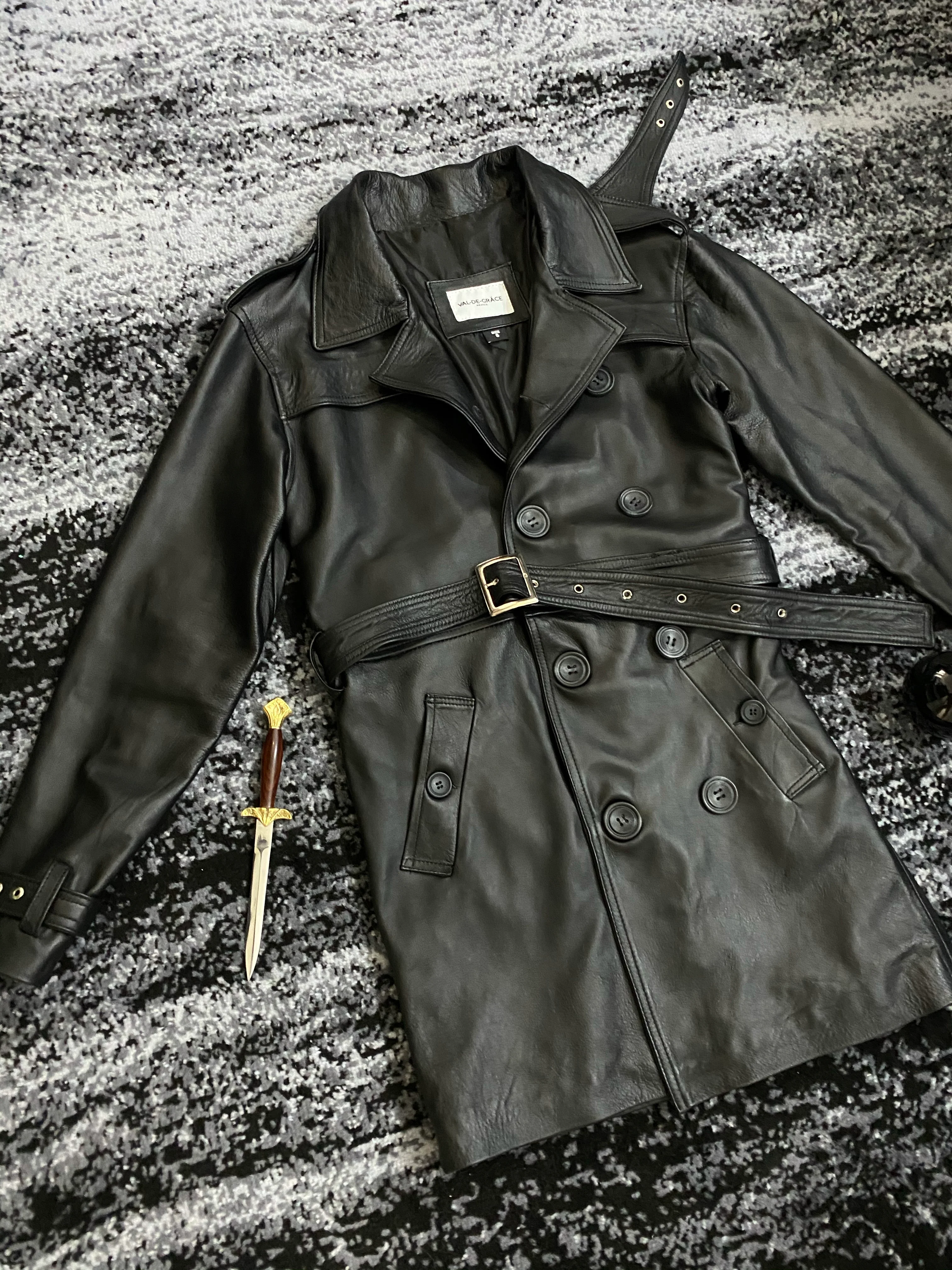 Biker Coat Darkest black - Image 6