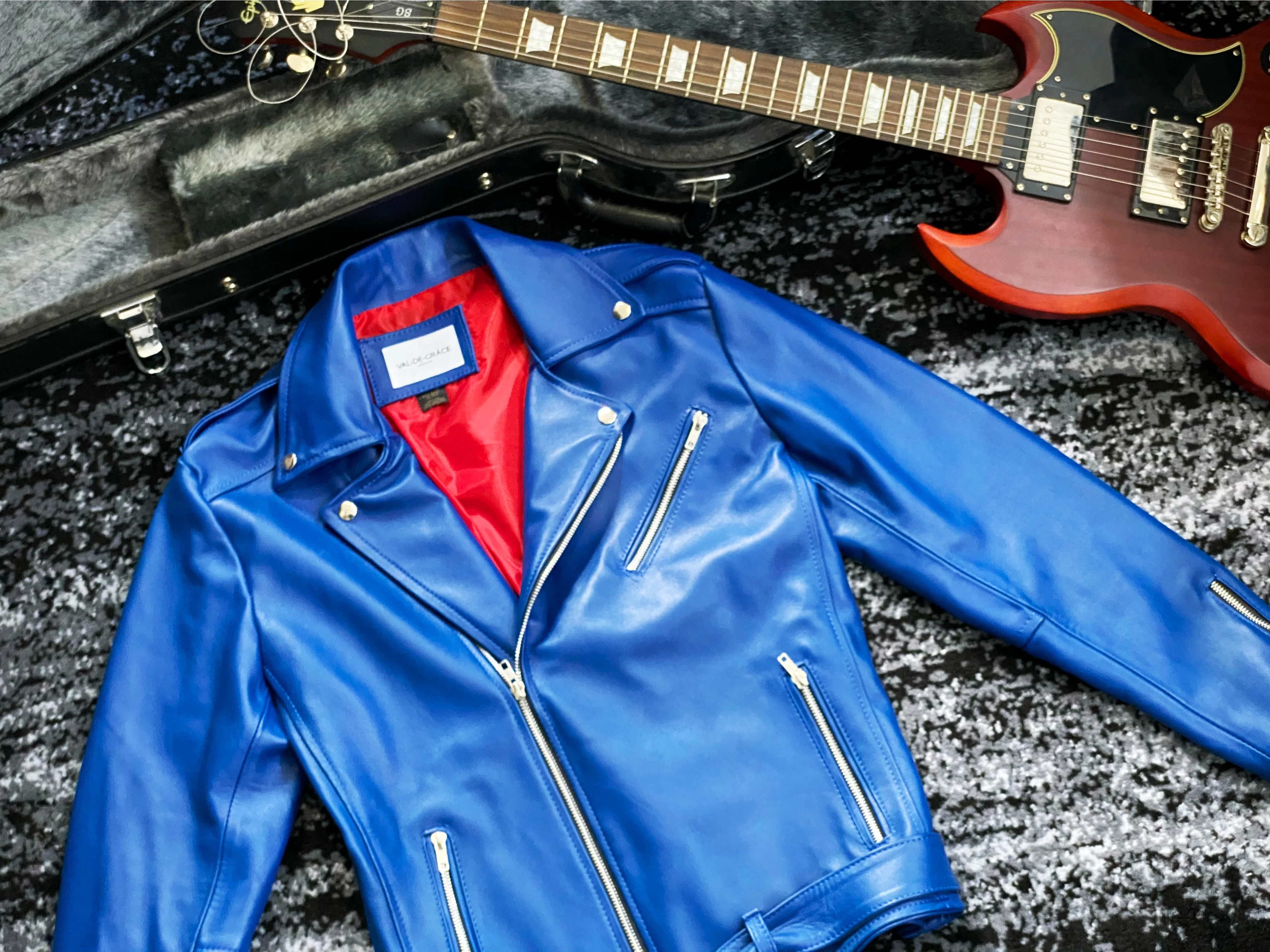 Biker no.1 electric blue - Image 3