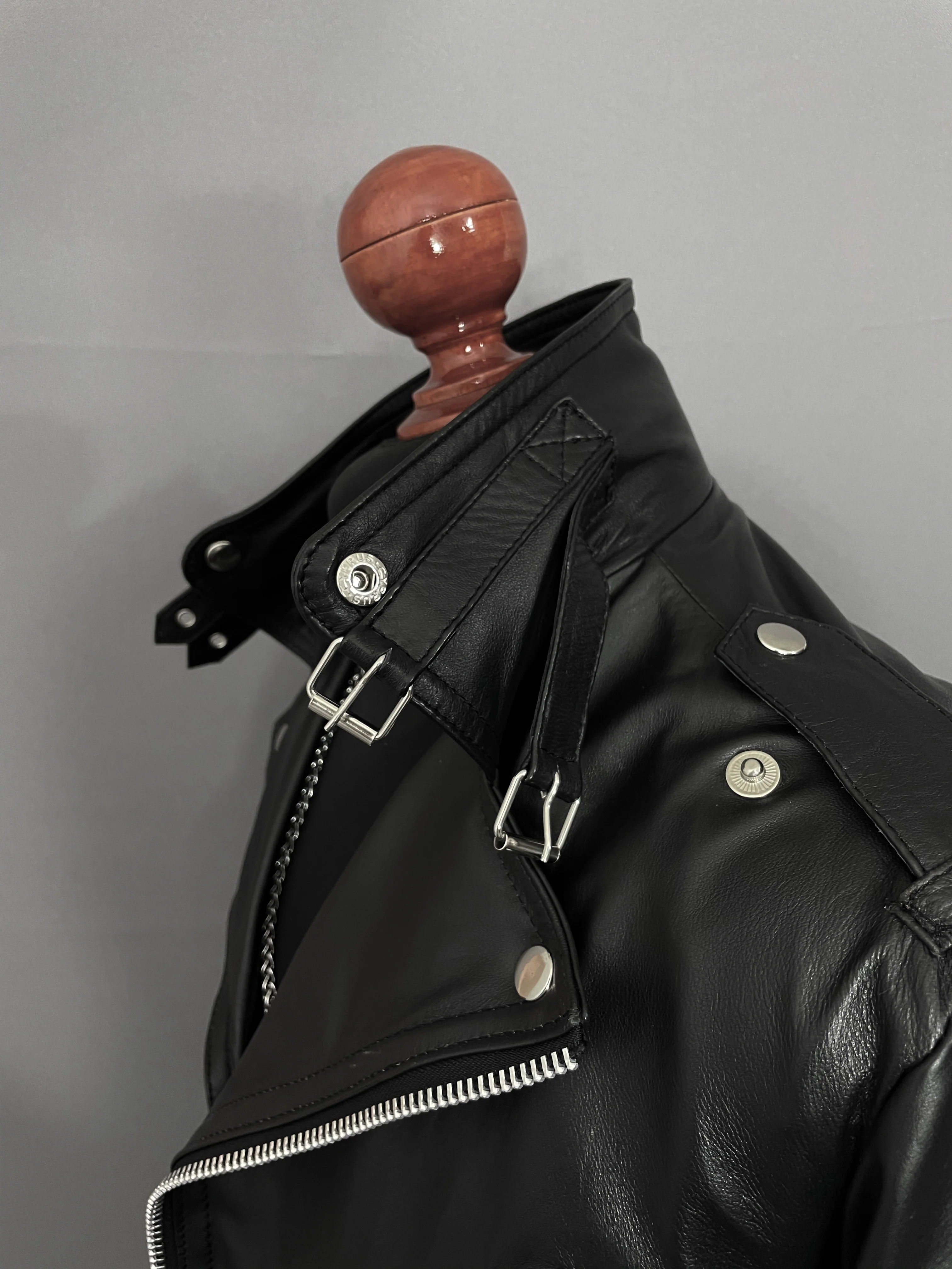 Biker no.3 darkest black - Image 3