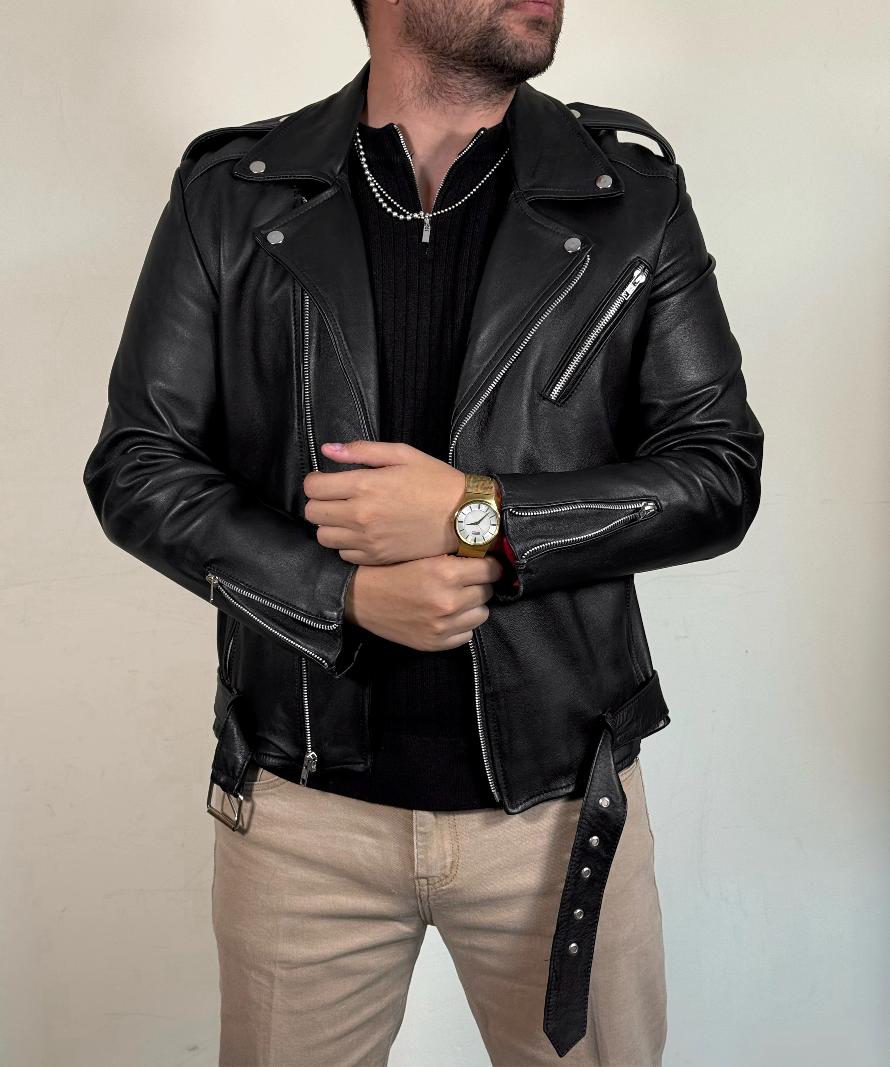 Biker no. 1 darkest black - Image 7